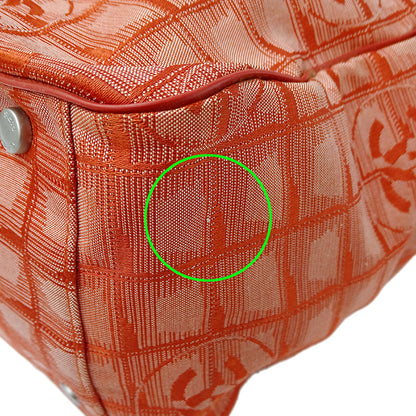 CHANEL シャネル トートバッグ ニュートラベル トートTGM レッド ナイロン レディース 【中古】