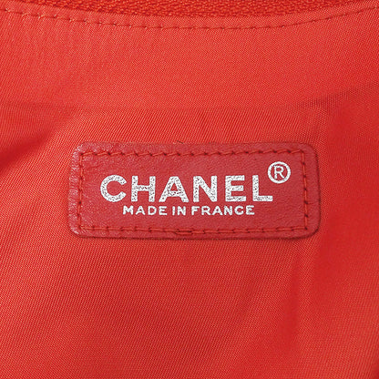 CHANEL シャネル トートバッグ ニュートラベル トートTGM レッド ナイロン レディース 【中古】