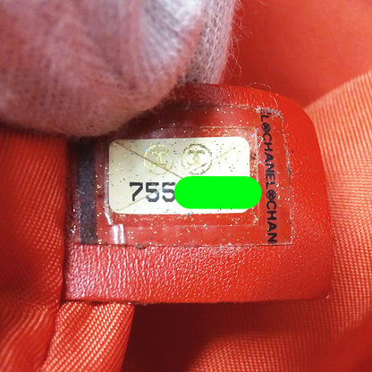 CHANEL シャネル トートバッグ ニュートラベル トートTGM レッド ナイロン レディース 【中古】