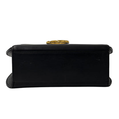 Cartier カルティエ パンテール ハンドバッグ ブラック ゴールド金具 レザー レディース おしゃれ 大人 おでかけ 豹【中古】