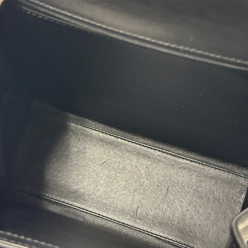 Cartier カルティエ パンテール ハンドバッグ ブラック ゴールド金具 レザー レディース おしゃれ 大人 おでかけ 豹【中古】