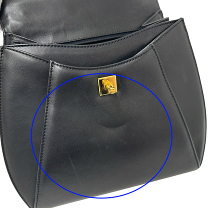 Cartier カルティエ パンテール ハンドバッグ ブラック ゴールド金具 レザー レディース おしゃれ 大人 おでかけ 豹【中古】