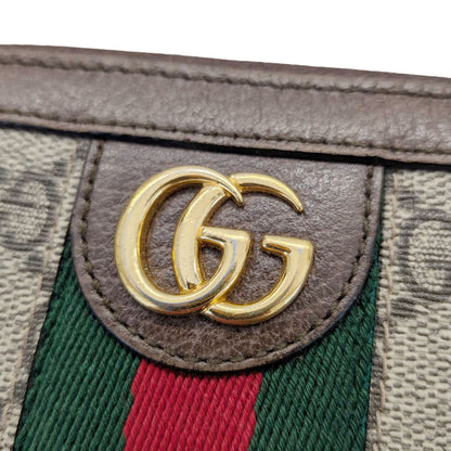 GUCCI グッチ 長財布 オフィディア ベージュ ブラウン 523154 GGスプリームキャンバス レディース メンズ 【中古】