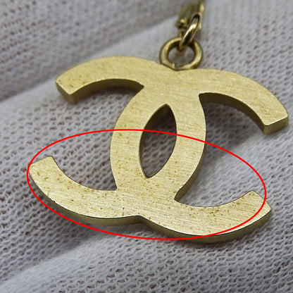 CHANEL シャネル ネックレス ラインストーン ゴールド レディース B12A刻印【中古】
