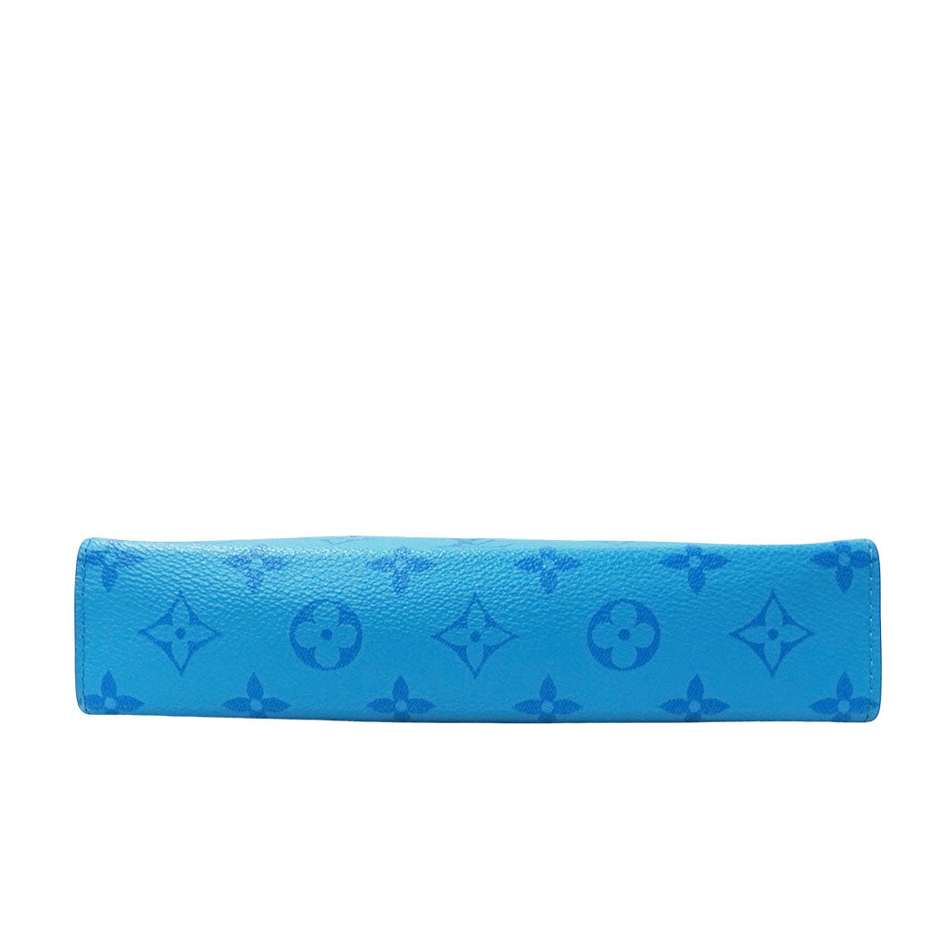 LOUIS VUITTON ルイ・ヴィトン ガストン・ウェアラブルウォレット ショルダーバッグ タイガラマ トロピカルブルー M27647 レディース メンズ 【中古】