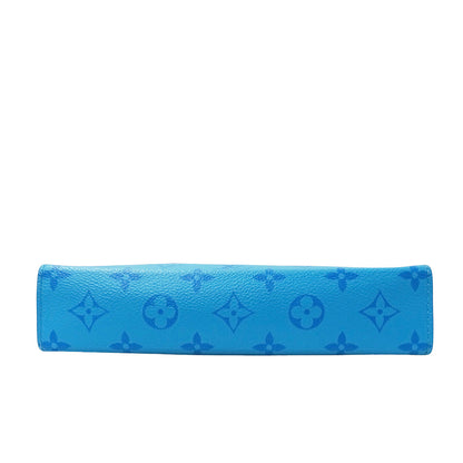 LOUIS VUITTON ルイ・ヴィトン ガストン・ウェアラブルウォレット ショルダーバッグ タイガラマ トロピカルブルー M27647 レディース メンズ 【中古】