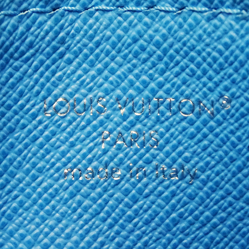 LOUIS VUITTON ルイ・ヴィトン ガストン・ウェアラブルウォレット ショルダーバッグ タイガラマ トロピカルブルー M27647 レディース メンズ 【中古】