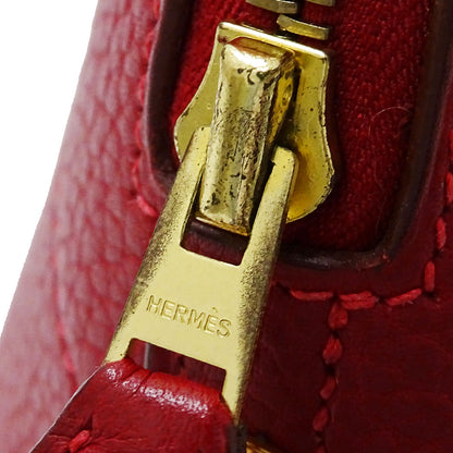 HERMES エルメス ボリード35 2wayバッグ レッド トゴ レディース □G(2003年製造) 【中古】