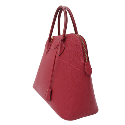 HERMES エルメス ボリード35 2wayバッグ レッド トゴ レディース □G(2003年製造) 【中古】