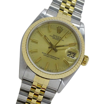 ROLEX ロレックス デイトジャスト 68273 95番台 ボーイズ 腕時計 自動巻き AT SS YG 磨き済み【中古】