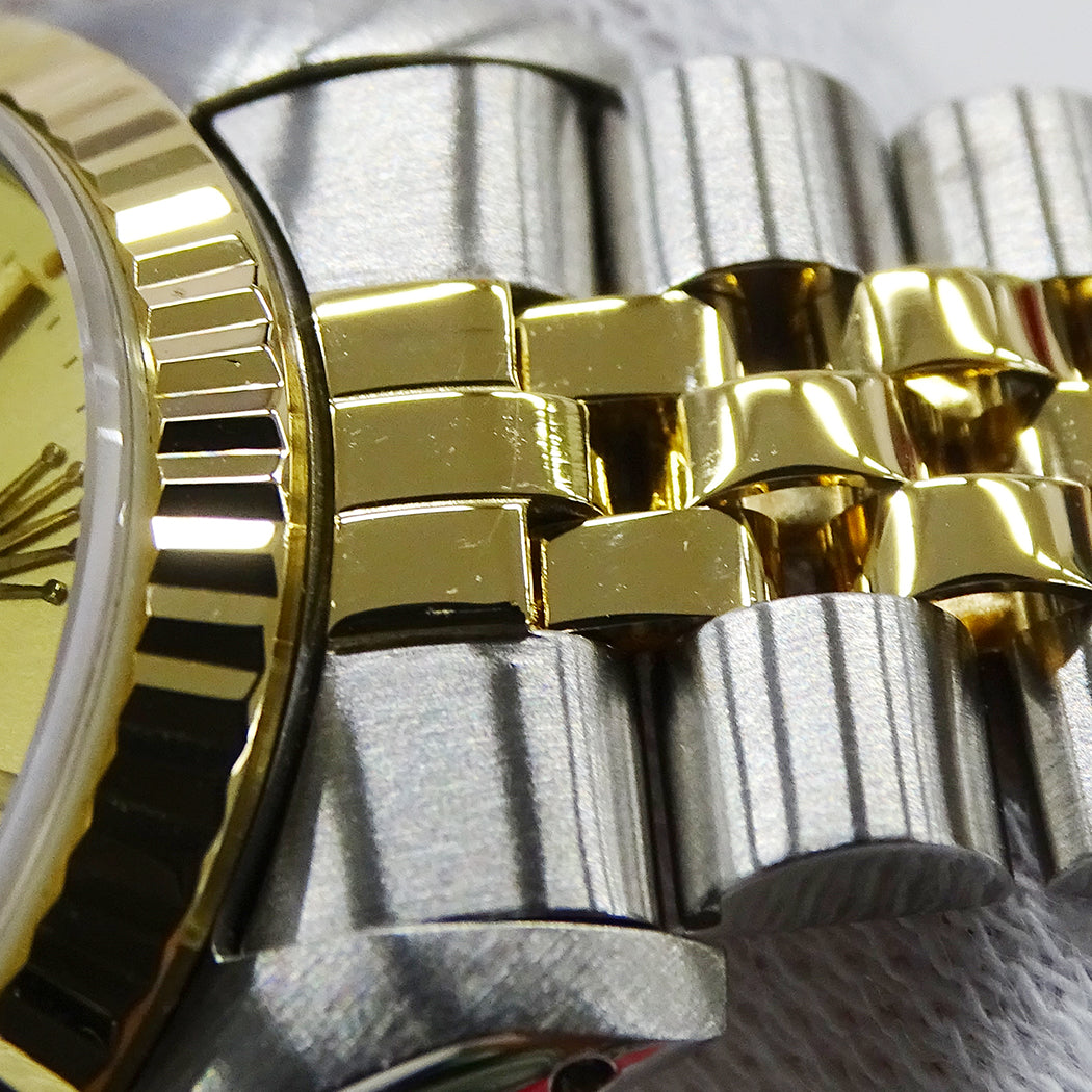 ROLEX ロレックス デイトジャスト 68273 95番台 ボーイズ 腕時計 自動巻き AT SS YG 磨き済み【中古】