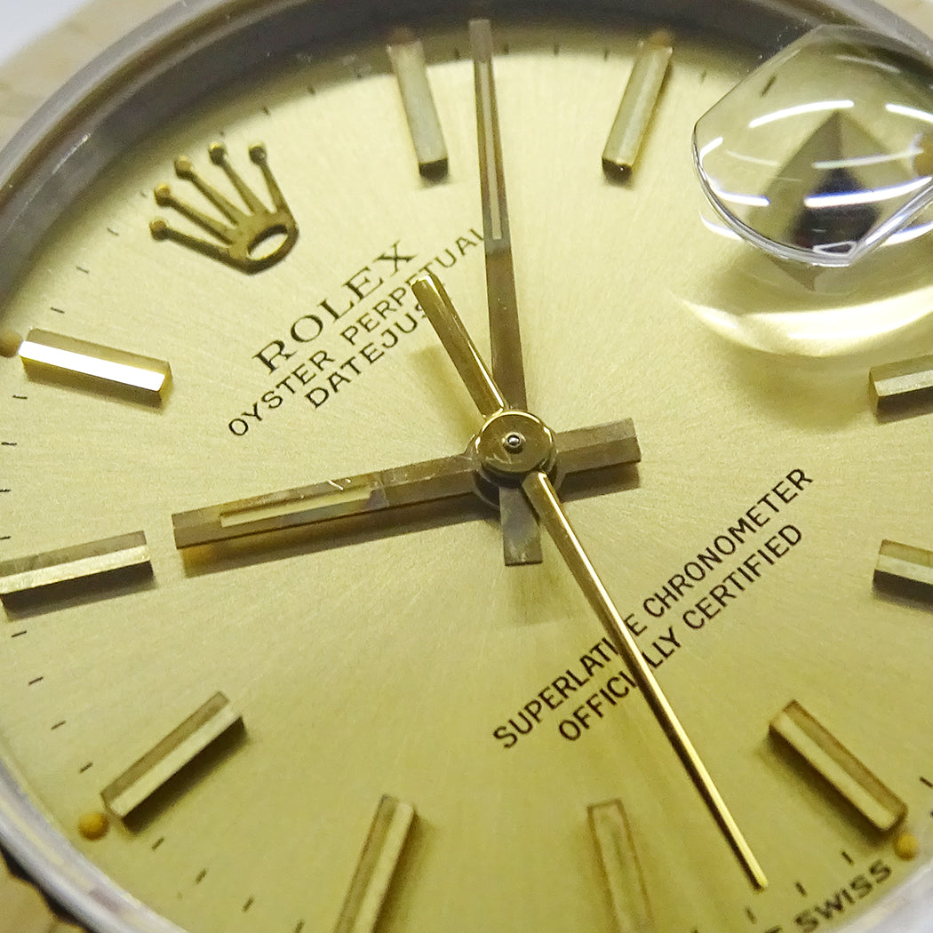 ROLEX ロレックス デイトジャスト 68273 95番台 ボーイズ 腕時計 自動巻き AT SS YG 磨き済み【中古】