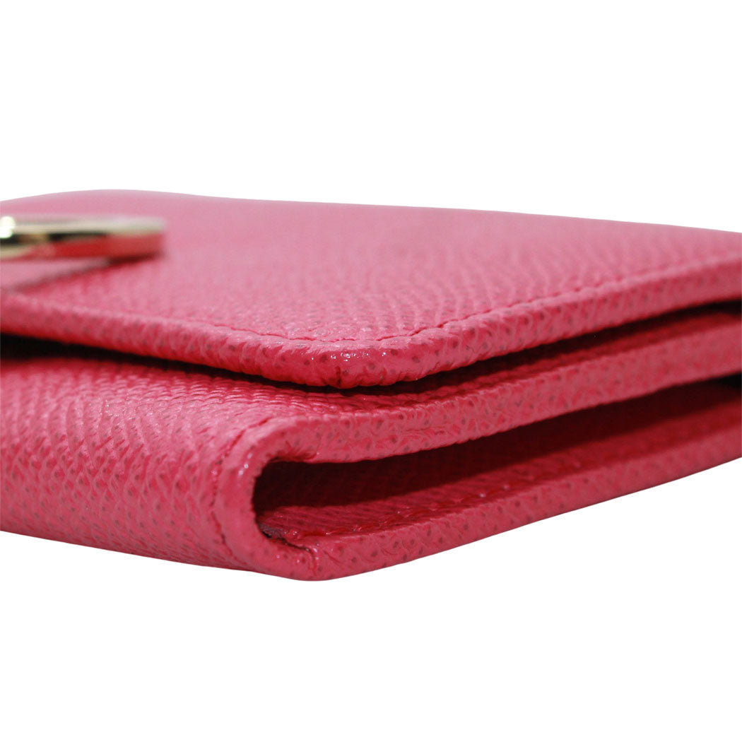 BVLGARI ブルガリ カードケース ブルガリブルガリ ピンク レザー レディース 【中古】