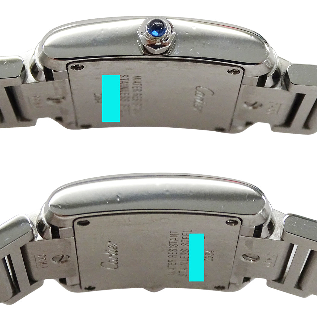 Cartier カルティエ タンクフランセーズ SM W51008Q3 レディース 腕時計 クオーツ QZ ステンレス 磨き済み【中古】