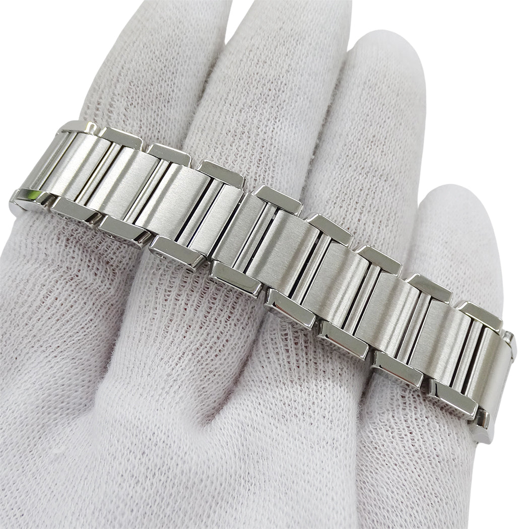 Cartier カルティエ タンクフランセーズ SM W51008Q3 レディース 腕時計 クオーツ QZ ステンレス 磨き済み【中古】