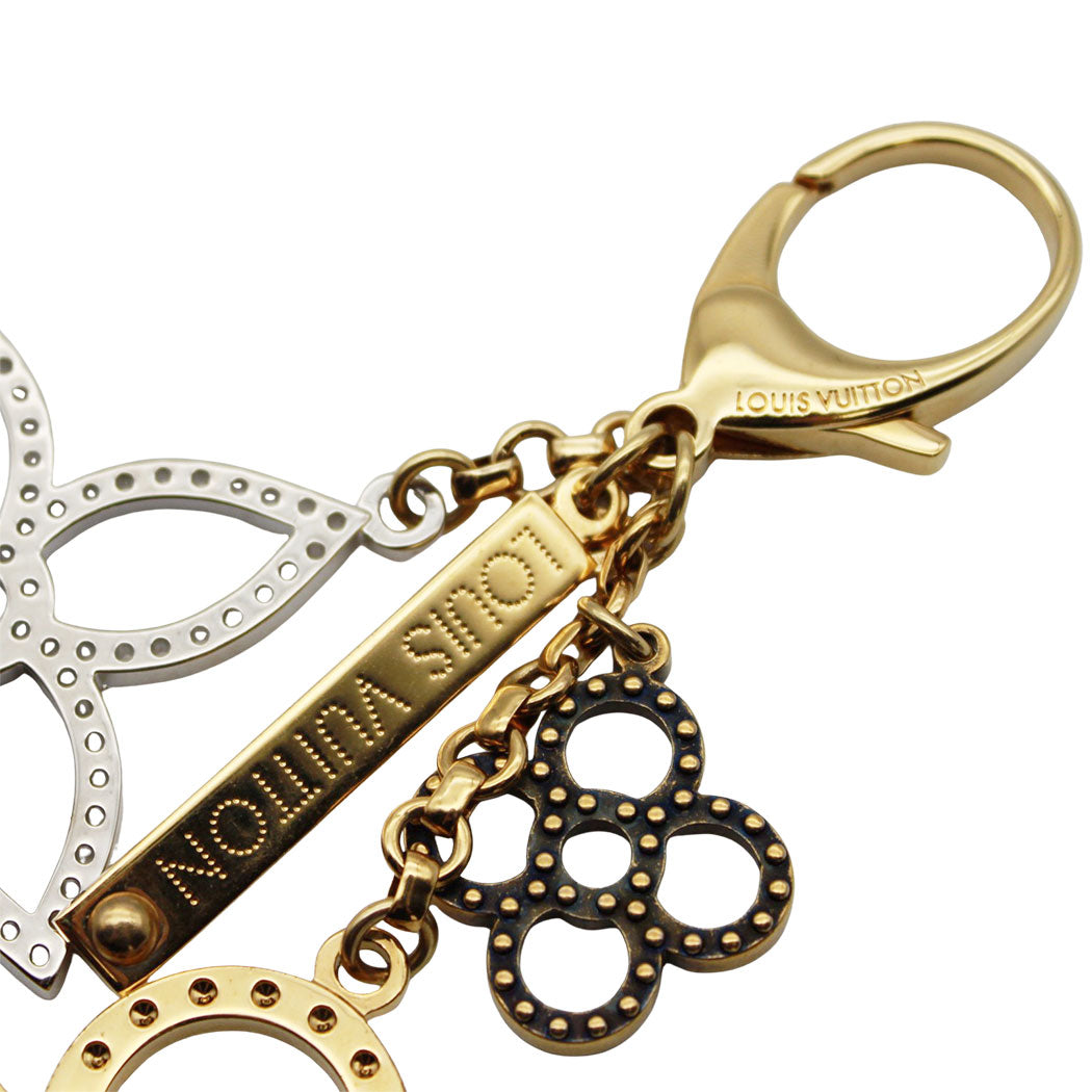 LOUIS VUITTON ルイ・ヴィトン ビジューサック タパージュ チャーム メタル ゴールド シルバー レディース メンズ M65090 【中古】