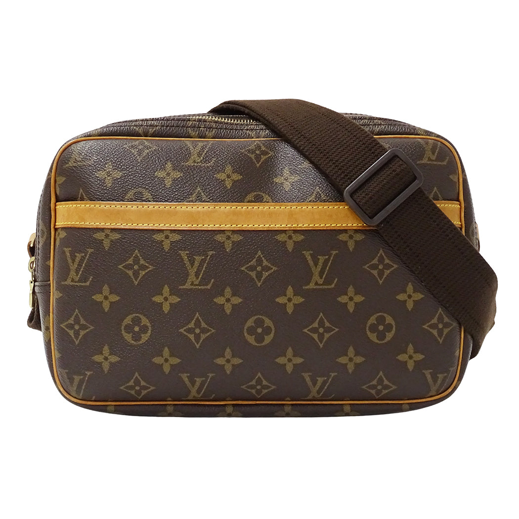 ルイ・ヴィトン LOUIS VUITTON バッグ モノグラム レディース ブランド ショルダーバッグ リポーター PM M45254 ブラウン おしゃれ 【中古】