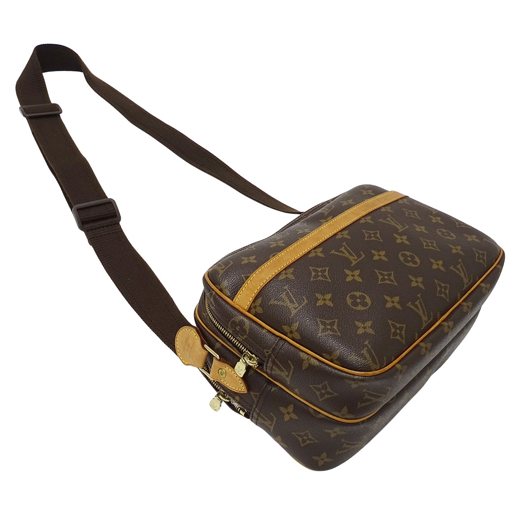 ルイ・ヴィトン LOUIS VUITTON バッグ モノグラム レディース ブランド ショルダーバッグ リポーター PM M45254 ブラウン おしゃれ 【中古】