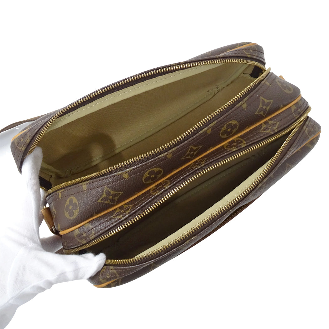 ルイ・ヴィトン LOUIS VUITTON バッグ モノグラム レディース ブランド ショルダーバッグ リポーター PM M45254 ブラウン おしゃれ 【中古】