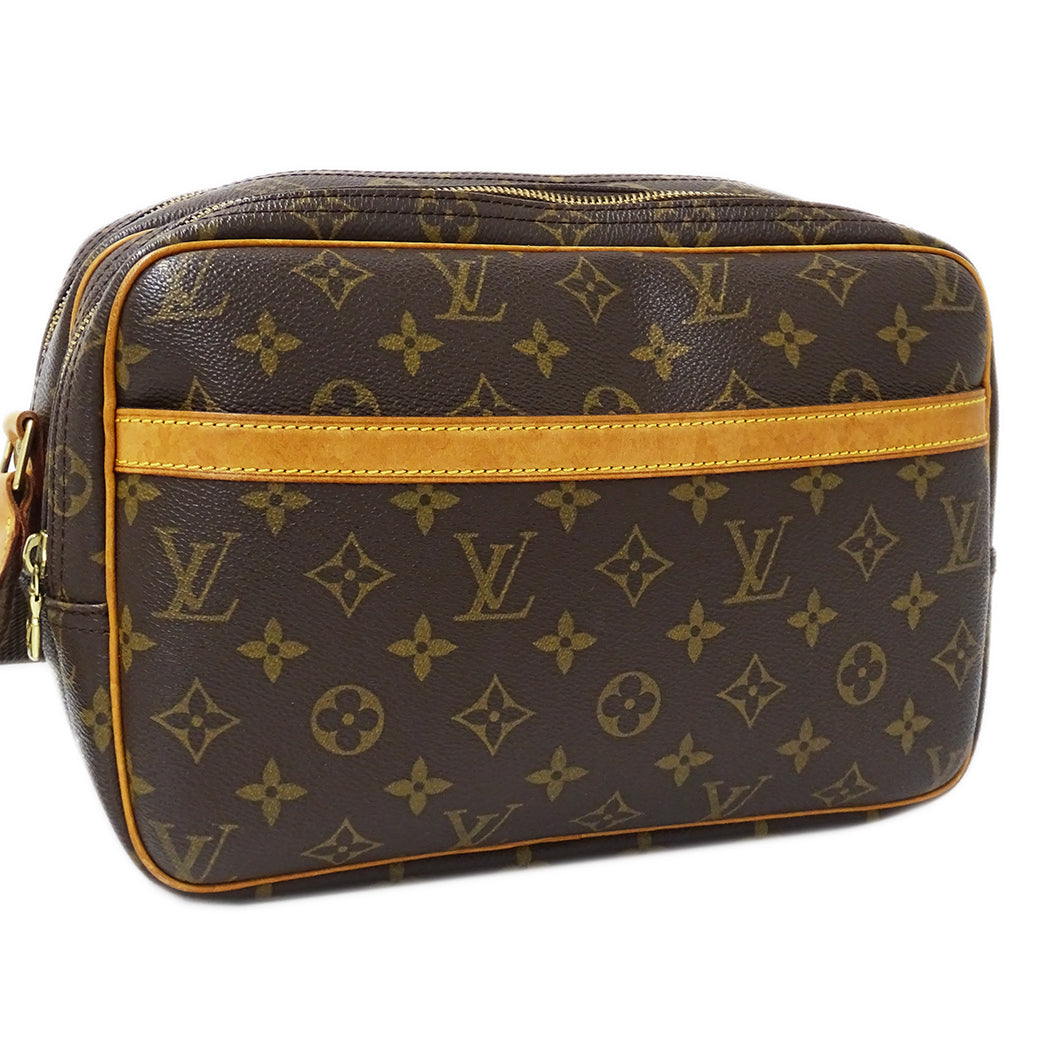 ルイ・ヴィトン LOUIS VUITTON バッグ モノグラム レディース ブランド ショルダーバッグ リポーター PM M45254 ブラウン おしゃれ 【中古】