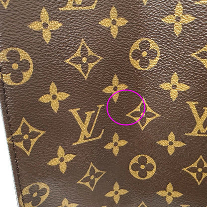 LOUIS VUITTON ルイ・ヴィトン オンザゴーGM 2wayバッグ モノグラム・ジャイアント・リバース ブラウン ゴールド金具 M44576 レディース メンズ 【中古】