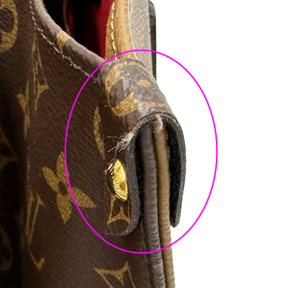 LOUIS VUITTON ルイ・ヴィトン オンザゴーGM 2wayバッグ モノグラム・ジャイアント・リバース ブラウン ゴールド金具 M44576 レディース メンズ 【中古】