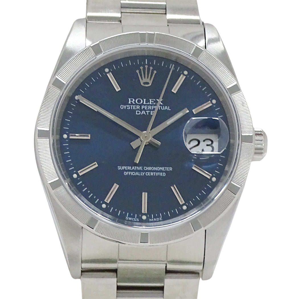 ROLEX ロレックス オイスターパーペチュアル デイト 15210 Y番 メンズ 腕時計 自動巻き AT ステンレス 磨き済み【中古】