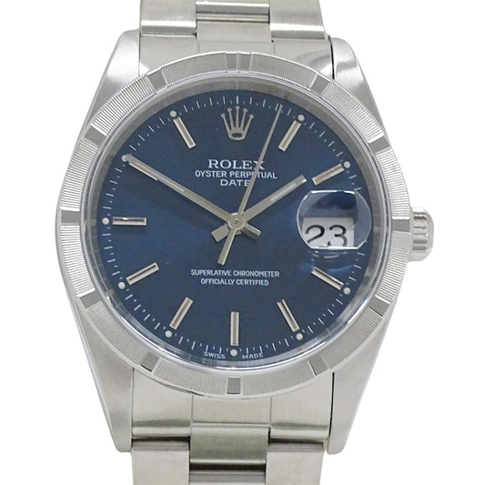 ROLEX ロレックス オイスターパーペチュアル デイト 15210 Y番 メンズ 腕時計 自動巻き AT ステンレス 磨き済み【中古】