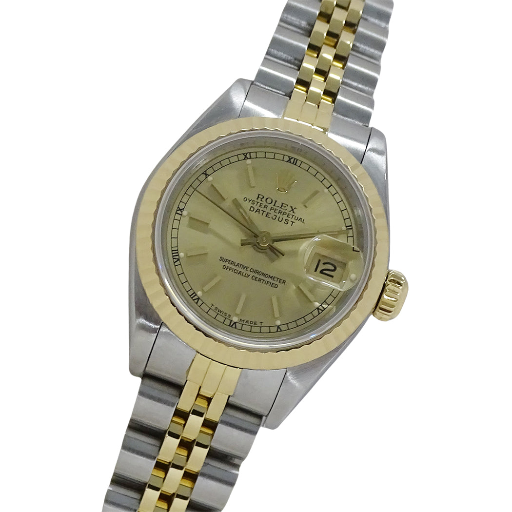 ROLEX ロレックス デイトジャスト 69173 L番 レディース 腕時計 自動巻き AT SS YG 磨き済み【中古】