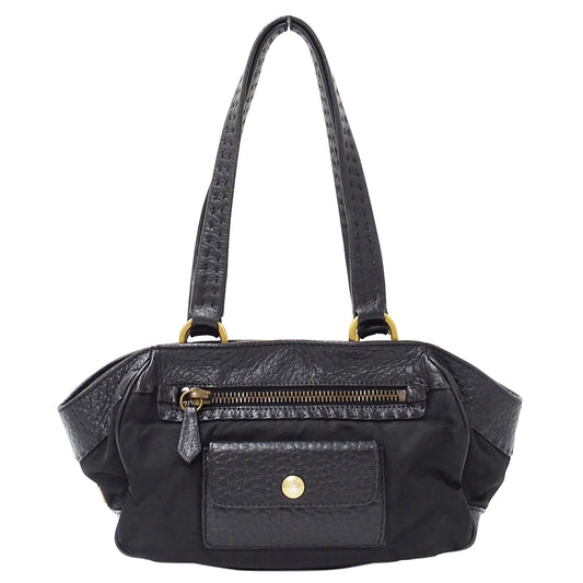 PRADA プラダ トートバッグ ブラック ナイロン レディース 【中古】