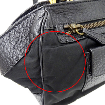 PRADA プラダ トートバッグ ブラック ナイロン レディース 【中古】