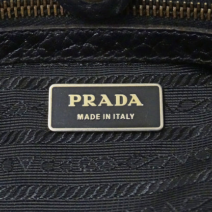 PRADA プラダ トートバッグ ブラック ナイロン レディース 【中古】