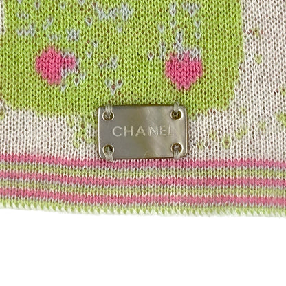 CHANEL シャネル セーター ニット ピンク グリーン カシミヤ サイズ38 レディース 【中古】