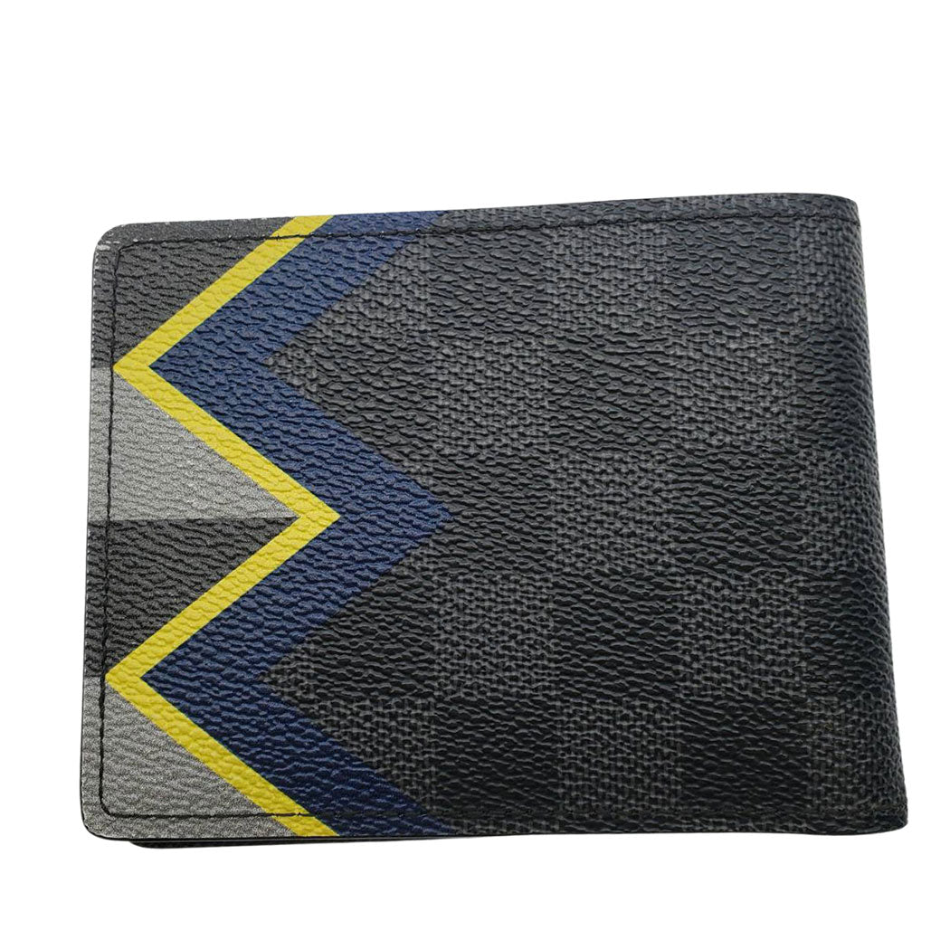 LOUIS VUITTON ルイ・ヴィトン カラコム ポルトフォイユ スレンダー 二つ折り財布 N61255 ダミエグラフィットキャンバス メンズ 【中古】