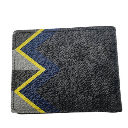 LOUIS VUITTON ルイ・ヴィトン カラコム ポルトフォイユ スレンダー 二つ折り財布 N61255 ダミエグラフィットキャンバス メンズ 【中古】