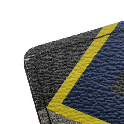 LOUIS VUITTON ルイ・ヴィトン カラコム ポルトフォイユ スレンダー 二つ折り財布 N61255 ダミエグラフィットキャンバス メンズ 【中古】