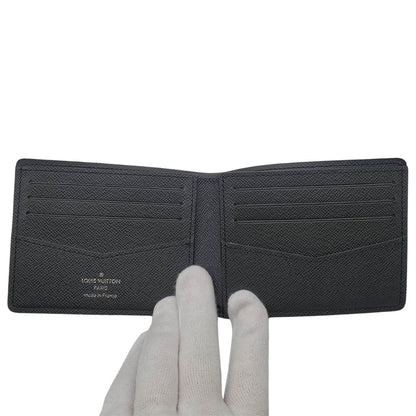 LOUIS VUITTON ルイ・ヴィトン カラコム ポルトフォイユ スレンダー 二つ折り財布 N61255 ダミエグラフィットキャンバス メンズ 【中古】