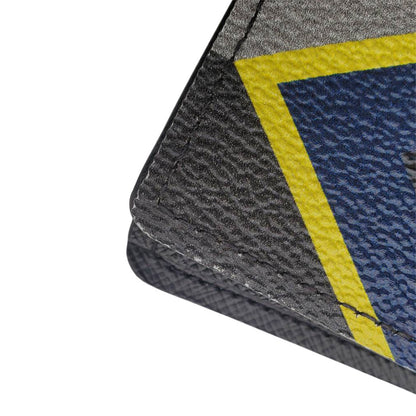 LOUIS VUITTON ルイ・ヴィトン カラコム ポルトフォイユ スレンダー 二つ折り財布 N61255 ダミエグラフィットキャンバス メンズ 【中古】