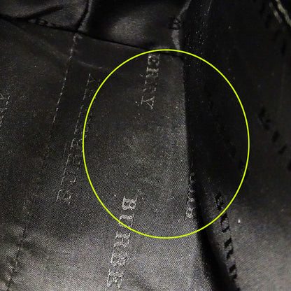 BURBERRY バーバリー ハンドバッグ ブラック ベージュ レザー レディース 【中古】