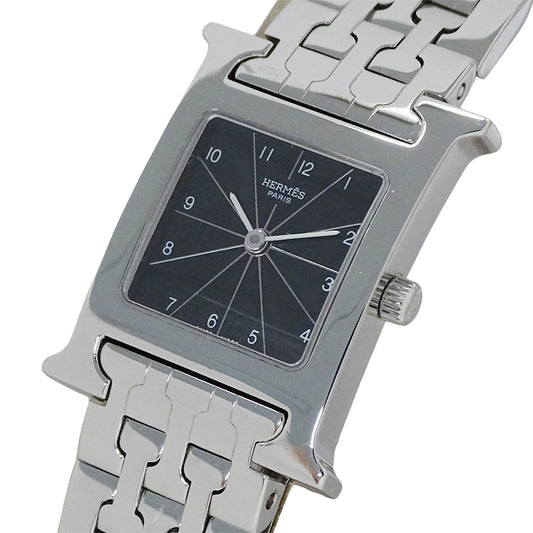 HERMES エルメス Hウォッチ HH1.210 レディース 腕時計 クオーツ QZ ステンレス 磨き済み【中古】