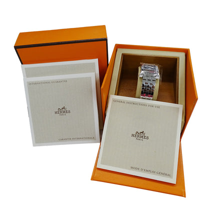 HERMES エルメス Hウォッチ HH1.210 レディース 腕時計 クオーツ QZ ステンレス 磨き済み【中古】