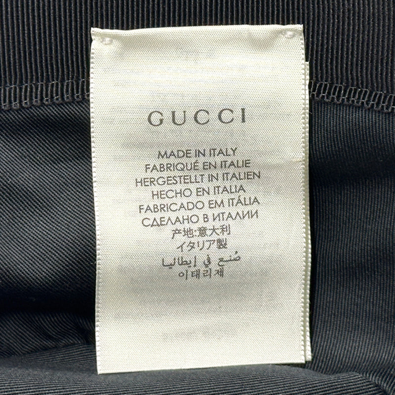 GUCCI グッチ ハット プチマーモント ブラック 576587 GGキャンバス レディース メンズ 【中古】