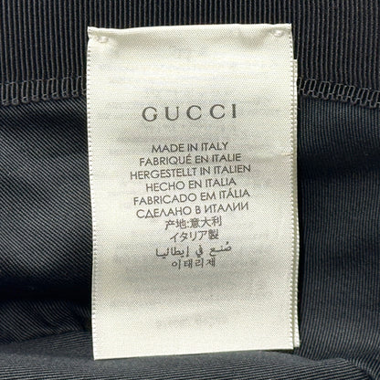 GUCCI グッチ ハット プチマーモント ブラック 576587 GGキャンバス レディース メンズ 【中古】
