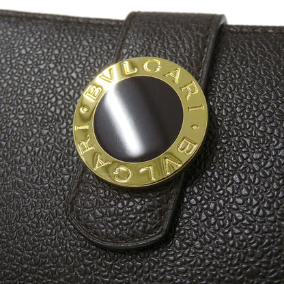 BVLGARI ブルガリ 長財布 ブルガリブルガリ ダークブラウン レザー メンズ 【中古】