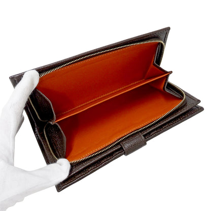 BVLGARI ブルガリ 長財布 ブルガリブルガリ ダークブラウン レザー メンズ 【中古】