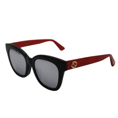 GUCCI グッチ GG サングラス レッド ブラック GG0029SA レディース 【中古】