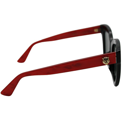 GUCCI グッチ GG サングラス レッド ブラック GG0029SA レディース 【中古】
