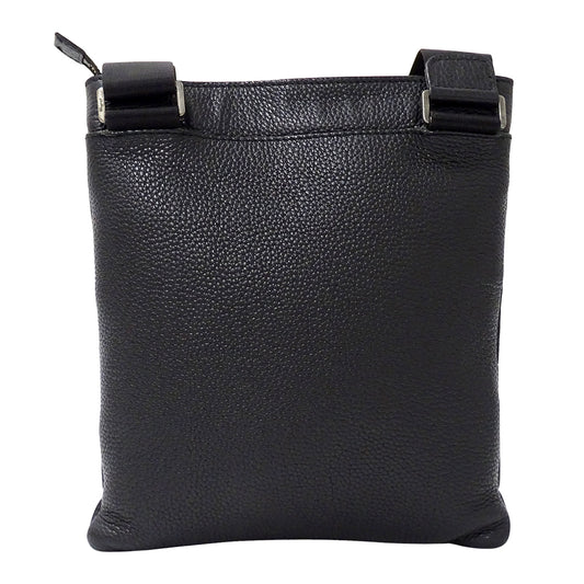 Ferragamo フェラガモ ショルダーバッグ ブラック FZ-24 0471 レザー メンズ 【中古】