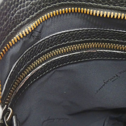 Ferragamo フェラガモ ショルダーバッグ ブラック FZ-24 0471 レザー メンズ 【中古】