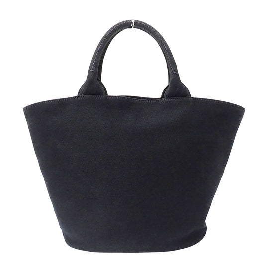 PRADA プラダ カナパ 2wayバッグ トートバッグ ブラック 1BG186 キャンバス レディース 【中古】